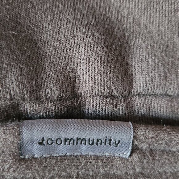 ARITZIA | Community Jacket Sleeveless Vest Organic Cotton Grey Sz XS - Picture 6 of 7